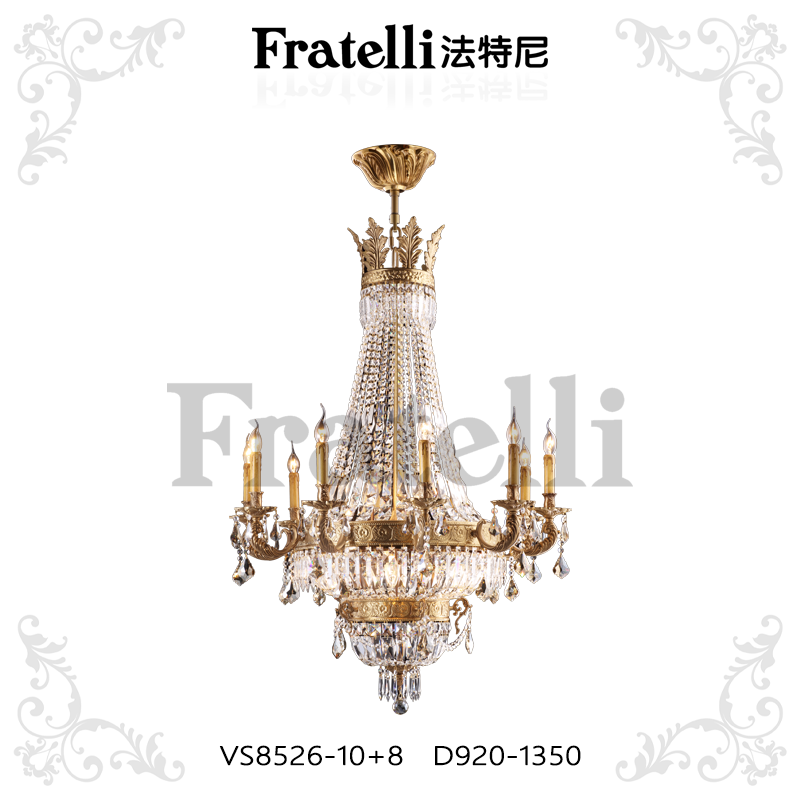 French Chandelier VS8526-10+8
